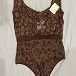 Free People PRINTED CLEAN LINES Clean Lines Bodysuit Size M/L Photo 13