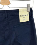 L'Agence  Margot High Rise Cropped Skinny Jeans Midnight‎ Navy Blue Size 25 Photo 10