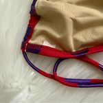 Victoria's Secret Y2K Victoria’s Secret Swim Red and Metallic Purple Polka Dot Bikini Top Medium Photo 4