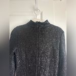 St. John  Knit Sequin‎ Floor-Length Gown - NWT Black Photo 11