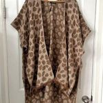 Do Everything In Love Anthropologie  Leopard Blanket Kimono One Size Photo 0