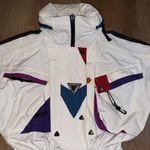 Helly Hansen  White Ski & Snow Jacket with Purple and Blue Accents Photo 3