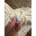 American Eagle American‎ Eagle Outfitters Ivory Cotton Embroidered Off Shoulder Tunic Dress M Photo 7