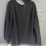 Peach Love California turtleneck cold shoulder sweater Photo 2