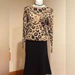 Rachel Roy Rikki Leopard-Print Sweater Thick Material  SZ S Good Condition Photo 1