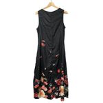 Misslook Black Floral Hem Sleeveless Maxi Dress S Photo 1