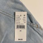 PacSun jean woman’s shorts two blue cotton carpenter New size 26 Photo 2