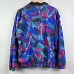Reebok Vintage 90s  Jacket Windbreaker‎ All Over Print Poly Womens Medium Retro Photo 1