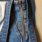 Madewell Skinny Jean Overalls Santiago Wash Denim Stretch Side Zip Jegging Small Photo 6