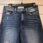 KanCan Jeans Womens 9 / 28 Skinny Dark Wash Mid Rise Faded Blue Stretch Denim Photo 4