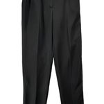 Bern & Mort Pants Womens 6 Black Pleated High Waist Tapered Dress Trouser Office Photo 0