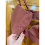 Aerie  Real Me Wireless Bra 38DD Rust Brown Everyday Lightly Lined Stars Photo 2