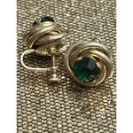 925 sterling silver old fashion no hole earrings amazing h11 9.94g Photo 7