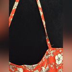 Hollister EUC Red and White Embroidered Y2K floral tank size medium Photo 7