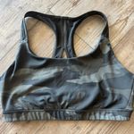 Athleta Green Camo Sports Bra Medium Support Size L Photo 0