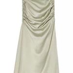 Boutique Danielle Bernstein weworewhat ruched printed mini Slip Dress Photo 2