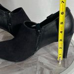 Jones New York Kaindie black silver booties size 6M zip buckle 3” heels Photo 6