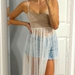 White Fox Boutique White Fox Totally Bangin' Mesh Maxi Dress White Photo 2