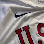 Nike  White USA Tank Top with Red Lettering Photo 4