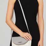 Jessica Simpson gray and cream crossbody handbag Photo 0