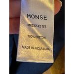 Monse‎ Shirt Women Small Black Cotton City Harvest NYC Spring Runway 23 Tee Photo 7