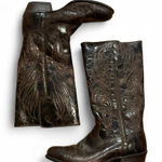 Ariat  uproar chocolate‎ chip riding leather boots 8.5 Photo 0