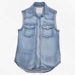 Imogene and Willie x Rodan + Fields Denim Western Embroidered Vest Size Small Photo 1