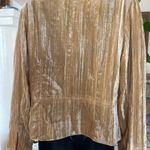 Aziz Vintage embroidered Gold Velvet Blazer size L Size L Photo 5