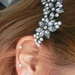 Crystal Hair Barrette Clip Wedding Prom Hair New White Photo 4