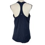 Lululemon SZ 10 ? Cool Racerback II Tank Top Pacific Pointe Jacquard Onyx Blue Photo 3