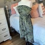YA Los Angeles  Wrap Jungle Dress Strapless Off Shoulder Womens Medium Photo 10
