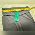 SheIn EZWear Solid Flare Pants with Low-waist Foldover Waistband Photo 5