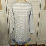 Cabana Life Womens‎ Blue White Tunic Dress Medium Photo 1