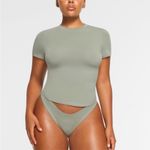  cotton jersey t-shirt Mineral green SKIMS cotton jersey‎ tshirt NWT size S Photo 1