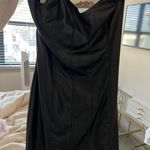 Black leather Dress Size L Photo 0