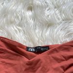 ZARA  Rust Orange Bikini Bottoms High Cut Photo 1