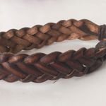 Genuine Leather Bracelet Brown Photo 1