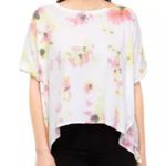 Grayson Threads GRAYSON / THREADS black label size small hi low t-shirt ink spot print casual Photo 9