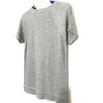 J.Crew ANCHOR GRAY SHORT SLEEVE SWEATSHIRT TOP SIZE MEDIUM Photo 4