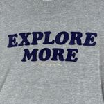 Spiritual Gangster Sweatshirt Explore More Gray Cropped Raw Hem Womens Small Photo 4