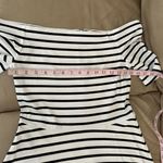 White House | Black Market EUC Off The Shoulder Stripe Dress Photo 10