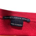 Ralph Lauren Sport Red Cropped Long Sleeved V Photo 4