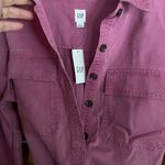 Gap NWT long sleeved shirt dress with belt in winter peony women' size medium Photo 6