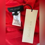 MM Couture  Red 100% Silk One Shoulder Mini Dress Size Medium NWT Photo 3