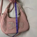 Juicy Couture Pink Diamond String of Pearls Rhinestone Hobo Crossbody Photo 11