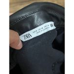 ZARA  leather embellished shirt jacket Photo 3