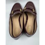 Clarks Women’s Size 9.5 Merlot Slip-On Loafer Leather Burgundy/Red Photo 5