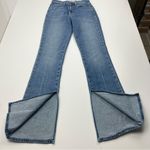 Pistola Alexa Cove Blue Denim Jean Womens Size 24 Side Slits Flare Pockets Photo 7