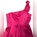 BCBGMAXAZRIA  One Shoulder Barbie Pink Prom Mini Dress New with Rags NWT Photo 2