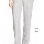 Caslon linen elastic waist, drawstring pants, size 1 Photo 1